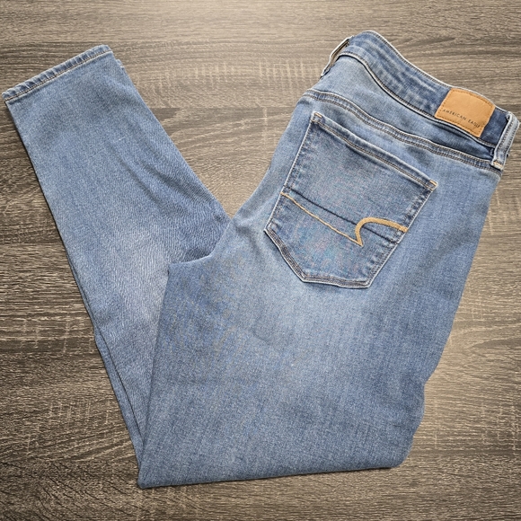 American Eagle Outfitters Jean Jeggings 14 Short - Picture 1 of 8
